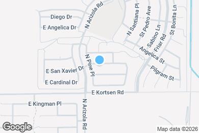 Map image of the property - 1735 E San Xavier Dr