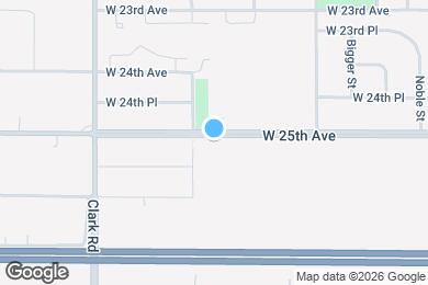 Map image of the property - 4221 W 25th Ave