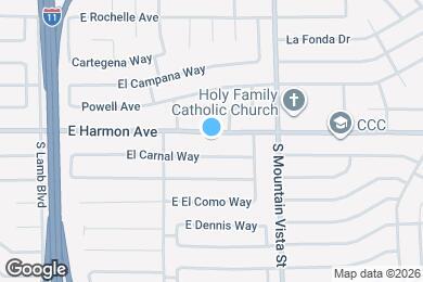 Map image of the property - 4485 E Harmon Ave