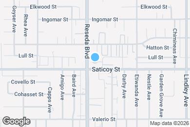 Map image of the property - 7616 Reseda Blvd