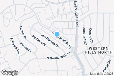 Map image of the property - 8707 N Normandale St