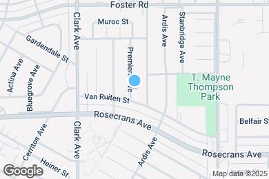 Map image of the property - 14024 Premiere Ave