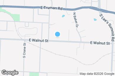 Map image of the property - 1110 E Walnut St