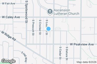 Map image of the property - 6408 S Louthan St