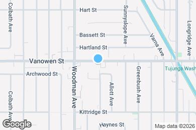 Map image of the property - 13610 Vanowen St