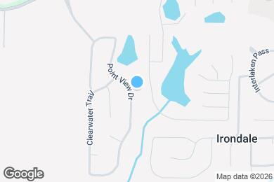 Map image of the property - 10024 Point View Dr