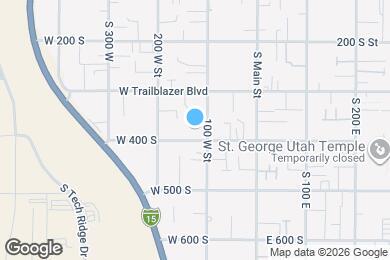 Map image of the property - 388 S 100 W