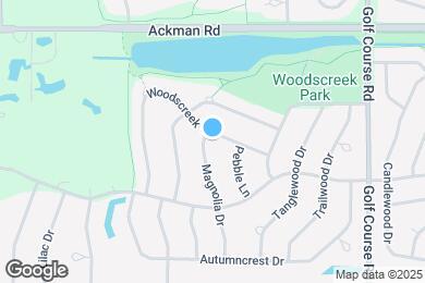 Map image of the property - 1445 Woodscreek Cir