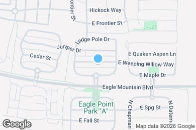 Map image of the property - 2098 E Weeping Willow Way