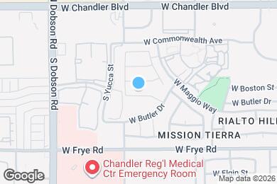 Map image of the property - 1702 W Jupiter Way