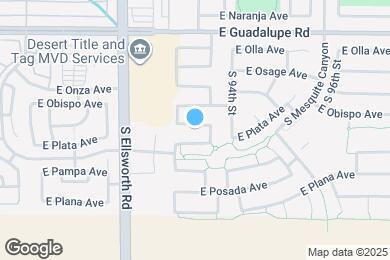 Map image of the property - 9325 E Oro Ave