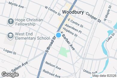 Map image of the property - Woodbury Court Apartments