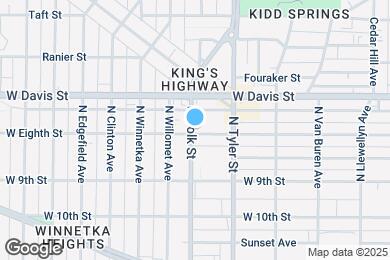 Map image of the property - 937 W 8th St