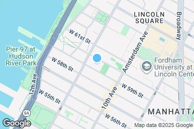 Map image of the property - 555 W 59th St
