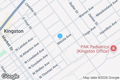 Map image of the property - 368 Winola Ave
