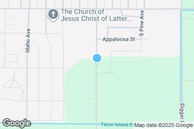 Map image of the property - 551 S Teton Ave