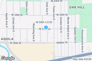 Map image of the property - 3500 Utah Ave S