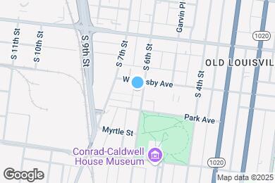 Map image of the property - 1308 S 6th St