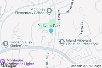 Map image of the property - 1030 Vista Del Cerro Dr