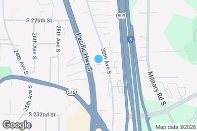 Map image of the property - 22831 30th Ave S