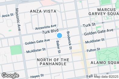 Map image of the property - 1885 Golden Gate Ave