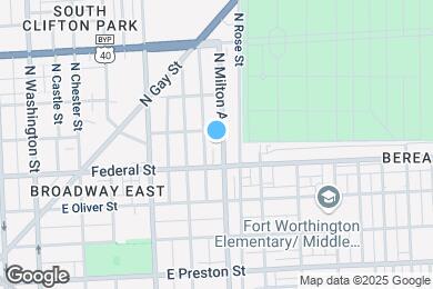 Map image of the property - 1628 N Milton Ave