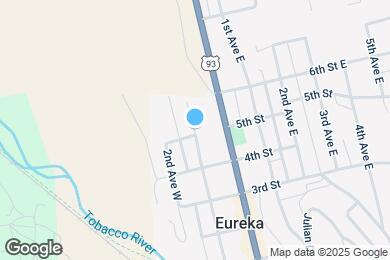 Map image of the property - 506 1st Ave W