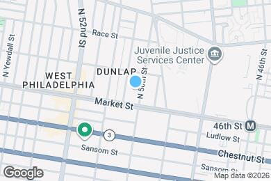 Map image of the property - 20 N 50th St