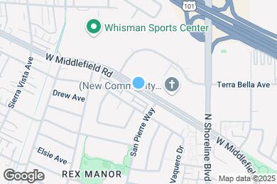 Map image of the property - 1343 W Middlefield Rd