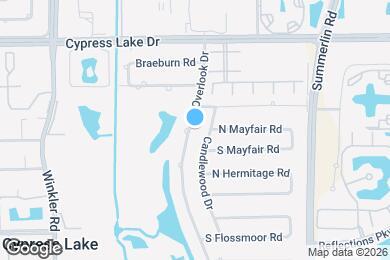 Map image of the property - 6719 Overlook Dr