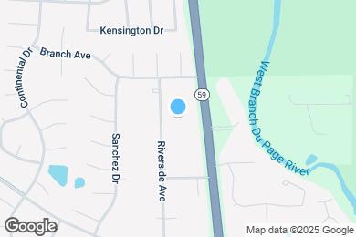 Map image of the property - 2S383 Riverside Ave