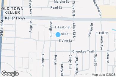 Map image of the property - 413 E Vine St