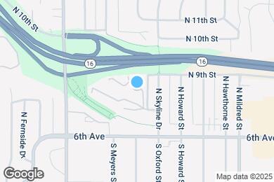 Map image of the property - 7308 N Skyview Ln