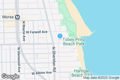 Map image of the property - 1136 W Pratt Blvd