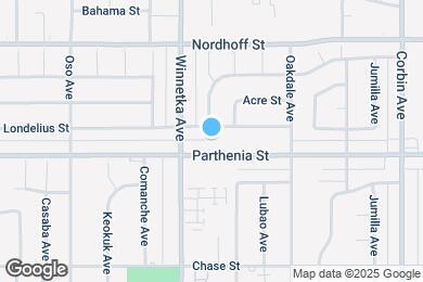 Map image of the property - 20033 Parthenia St