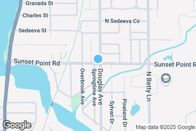 Map image of the property - 1181 Sunset Point Rd
