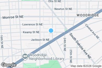 Map image of the property - 3216 22nd St NE