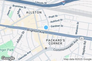 Map image of the property - 111 Brighton Ave