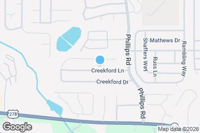 Map image of the property - 6262 Creekford Ln