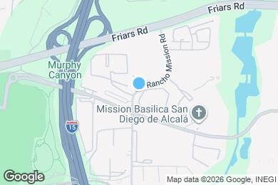 Map image of the property - 6151 Rancho Mission Rd