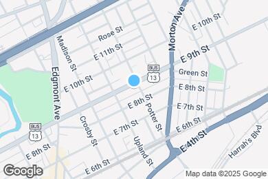 Map image of the property - 429 E 9th St