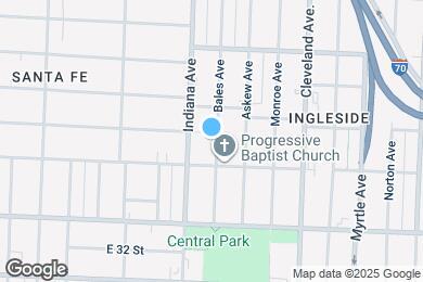 Map image of the property - 2930 Bales Ave