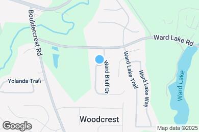Map image of the property - 4264 Ward Bluff Ct