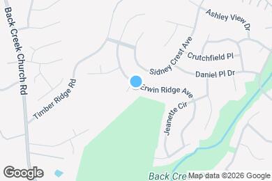 Map image of the property - 11635 Erwin Ridge Ave