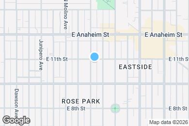 Map image of the property - 1080 Temple Ave