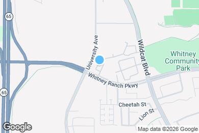 Map image of the property - Montessa at Whitney Ranch