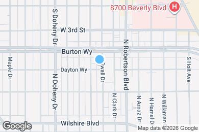 Map image of the property - 303 N Swall Dr