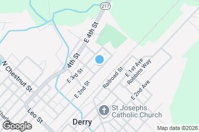 Map image of the property - 313 E 2nd St