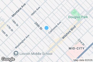Map image of the property - 1045 20th St