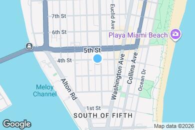 Map image of the property - 344 Meridian Ave